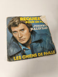 Vinyle 45 tours rétro Johnny Hallyday ancien disque vintage collection musique