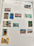 Timbres Côte d'Ivoire oblitérés lot thématique Afrique animaux trains