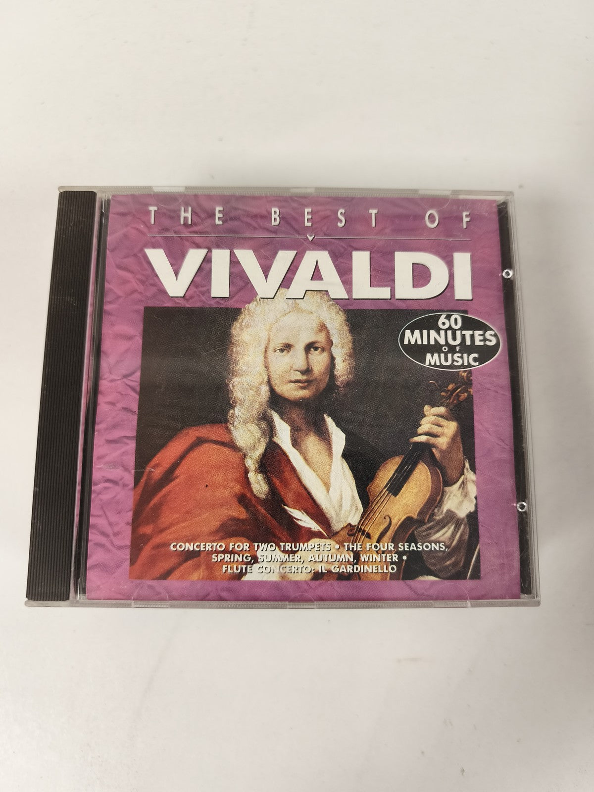 CD The Best of Vivaldi 60 Minutes Music Pochette violette classique