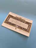 Carte postale vintage italienne avec timbre et oblitération époque coloniale anc