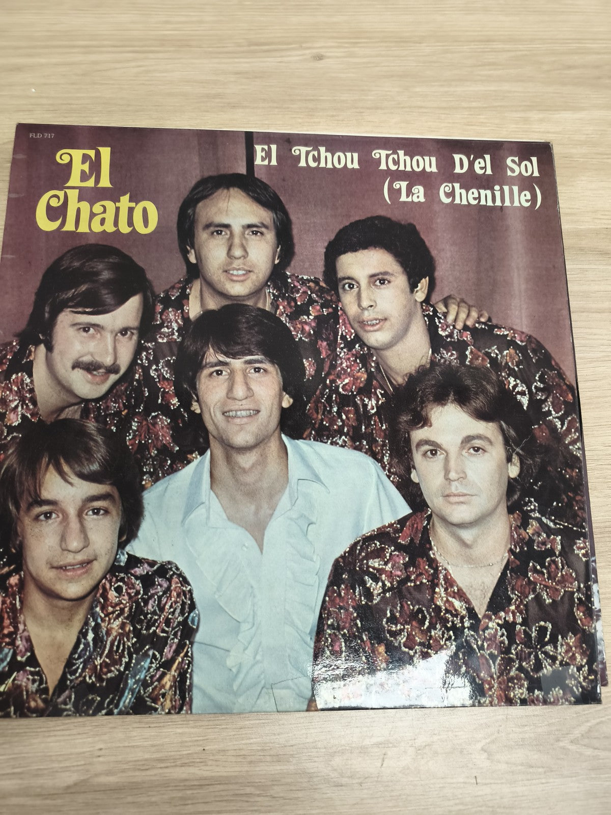 Vinyle 33T El Chato El Tchou Tchou D'el Sol La Chenille pochette groupe