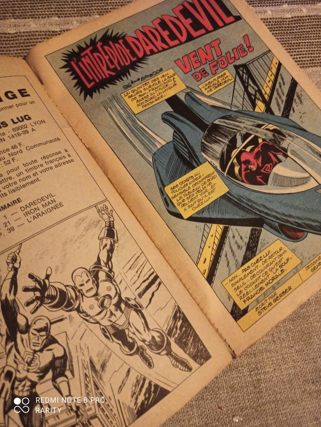 Comics Strange n°86 Marvel 1977 vintage Iron Man tout en couleurs rare