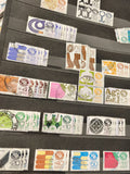 Lot anciens timbres oblitérés Mexique export, collection philatélie vintage