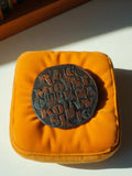 Médaille bronze ancienne Pologne relief typographique vintage