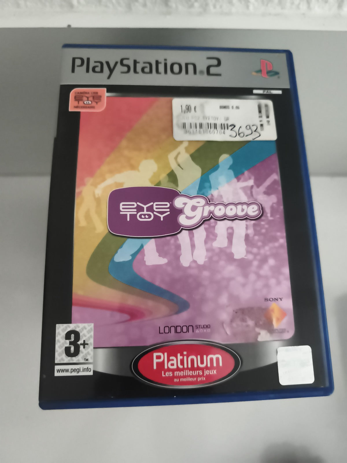 Jeu PlayStation 2 EyeToy Groove Platinum Sony PS2