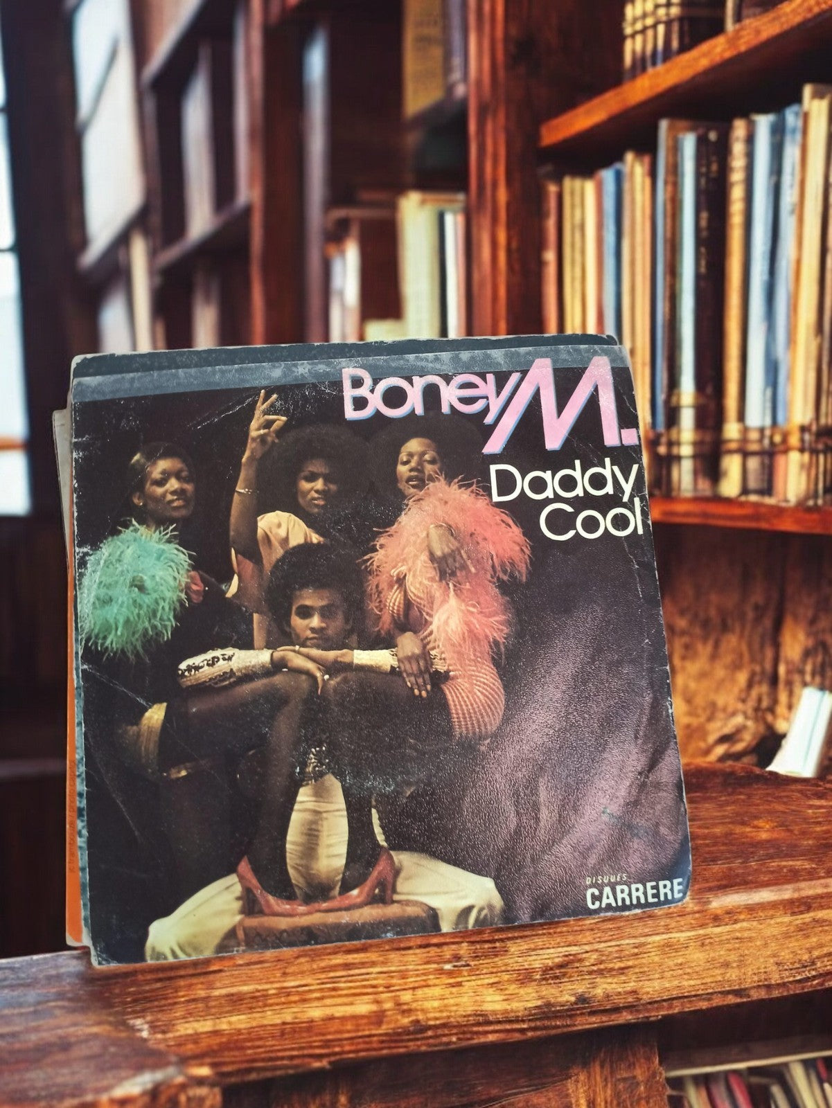 Vinyle 45 tours Boney M Daddy Cool vintage Disques Carrere ancien rétro