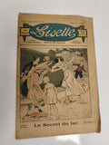 Journal ancien Lisette 1933, Le Secret du lac, illustré, vintage fillettes