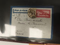 Lettre aérienne Indochine 1931 timbres Paris Bon Marché philatélie