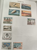 Timbres Mauritanie République Islamique thématiques sport, dirigeable, espace