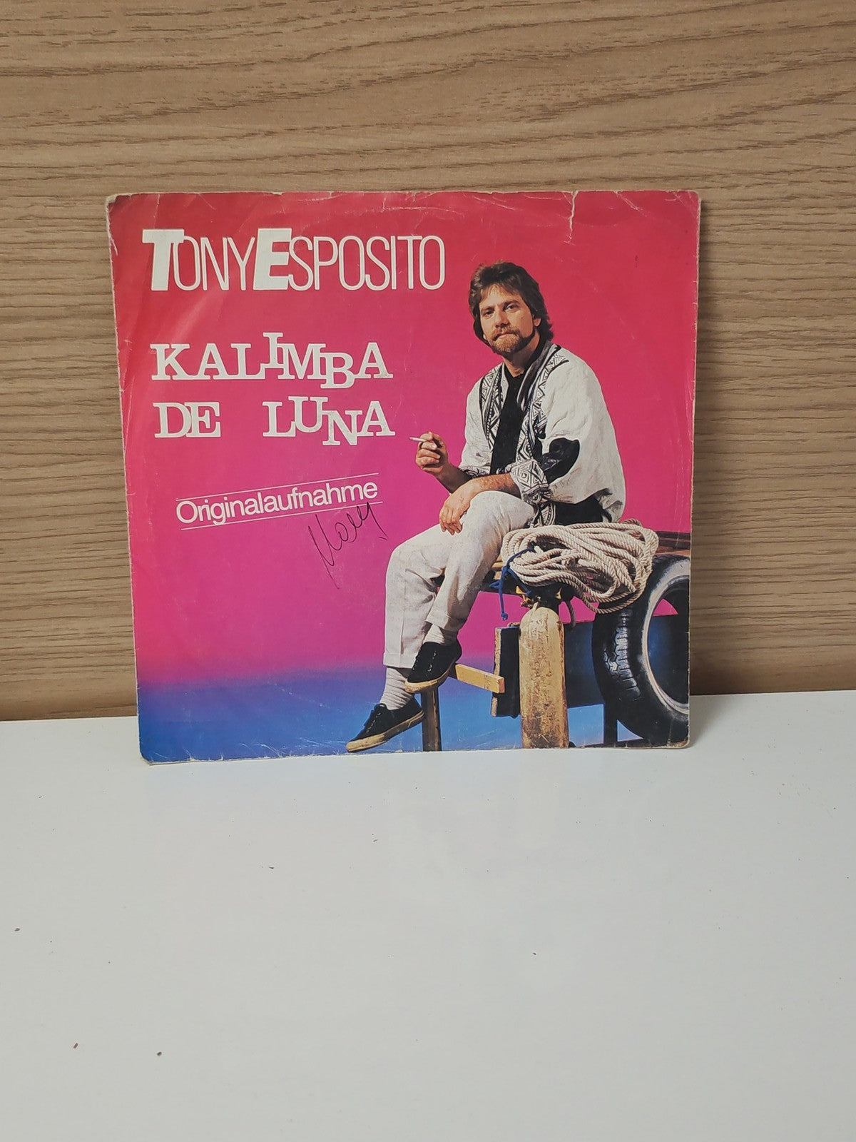 Vintage 45 tours Tony Esposito disque vinyle ancien collection rétro musique ita