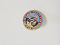 Vintage pin's rétro ancien Platte County collection badge USA rare