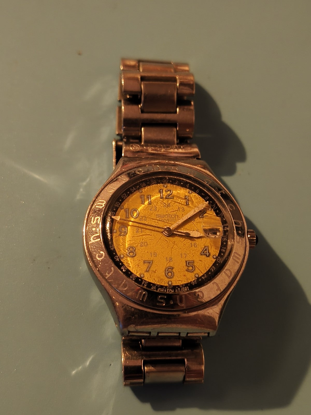 Montre Swatch Irony homme, montre-bracelet élégante, marque Swatch, occasion