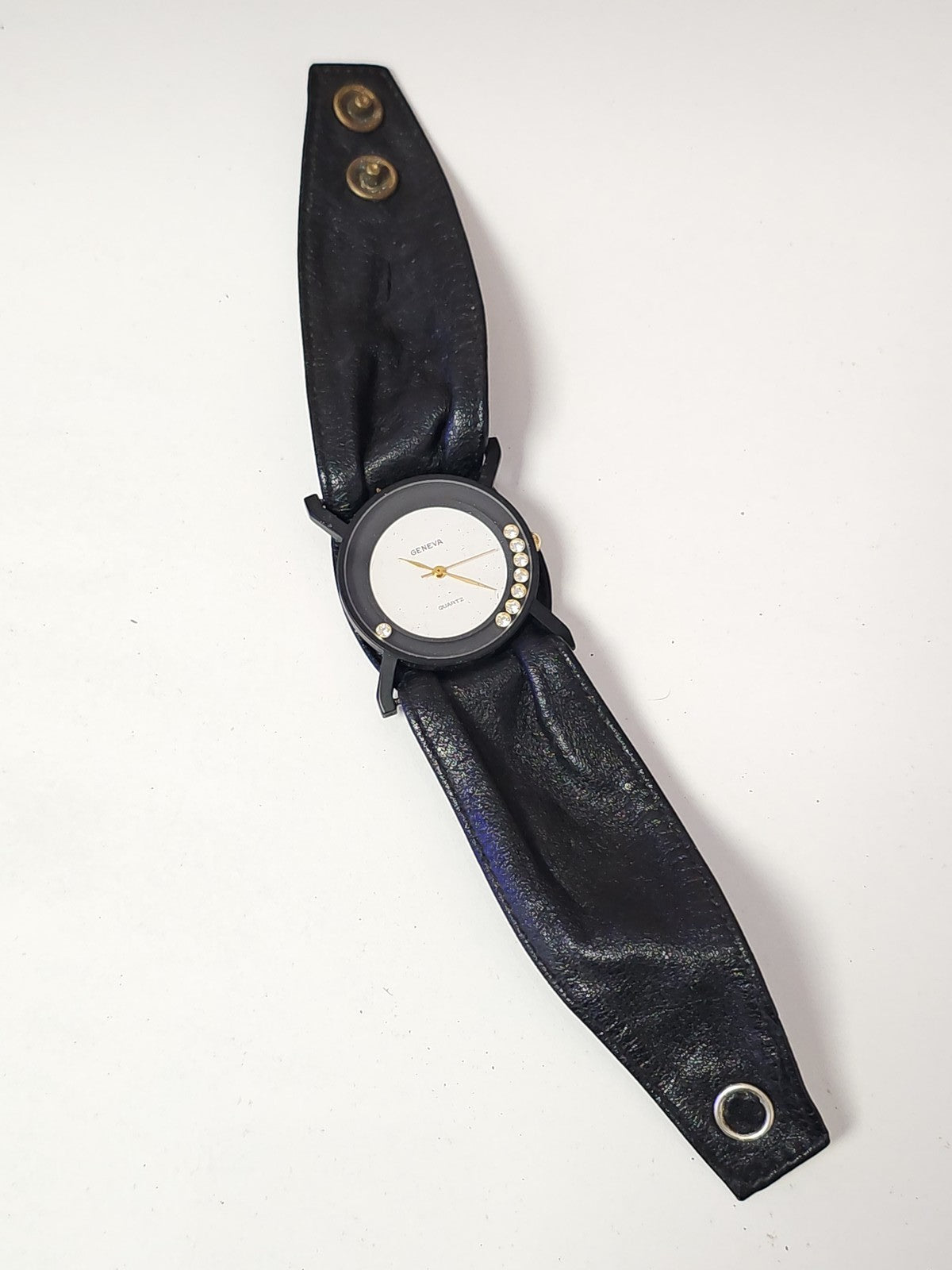 Montre femme rétro ancienne Geneva, vintage, montre-bracelet fonctionnelle colle