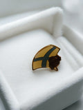 Pin's vintage Olympique de Marseille drapeau croix bleu badge ancien OM