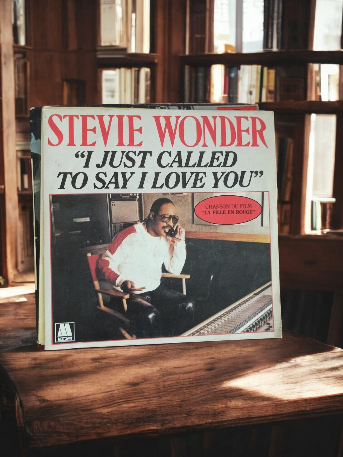 Disque vinyle 45 tours Stevie Wonder vintage I Just Called To Say I Love You Mot