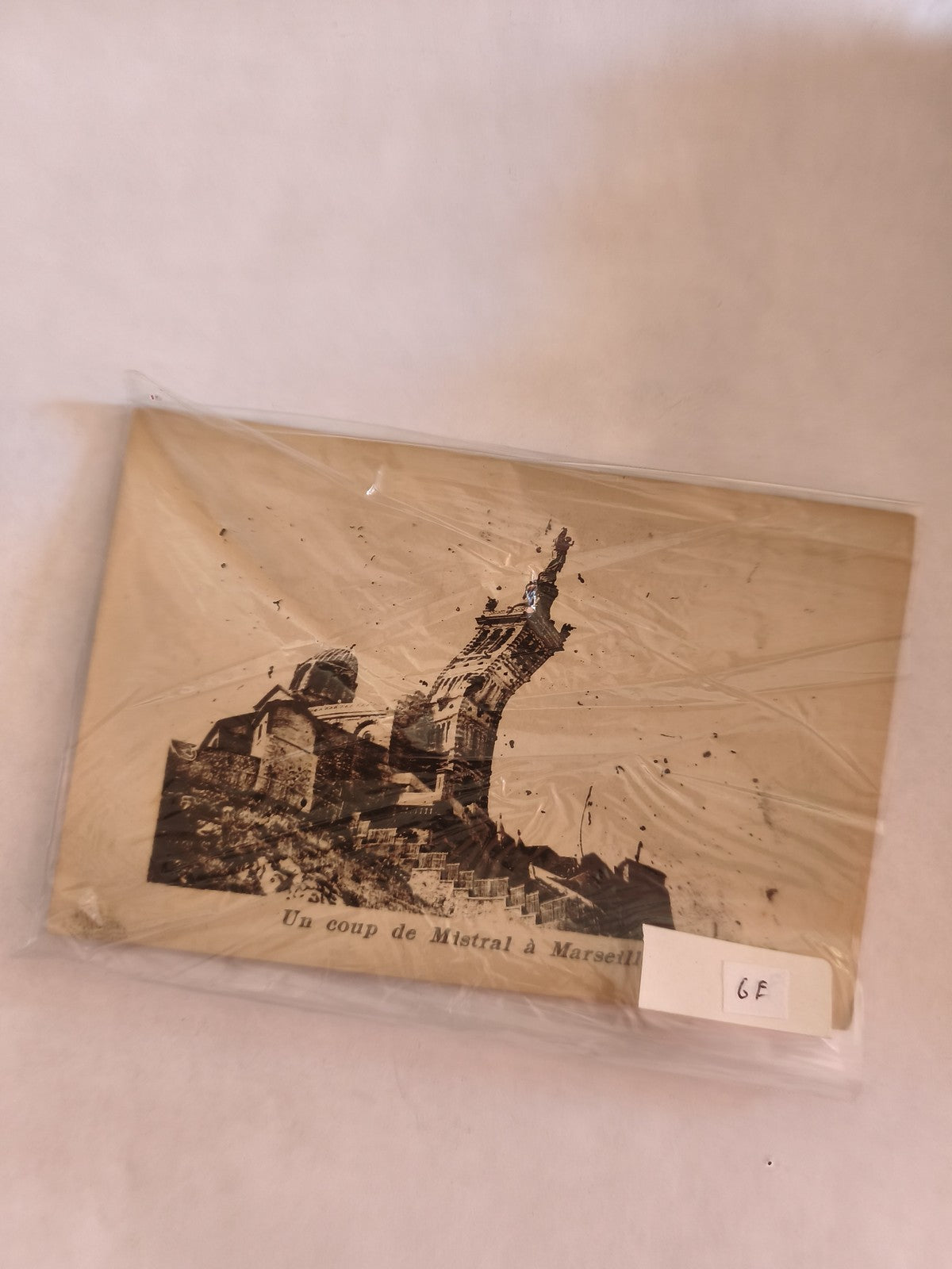Carte postale vintage Marseille ancienne, rétro, collection, vue authentique Fra