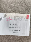 Lettre affranchie 1987 Réunion Marseille timbre Marianne 2,20F oblitération
