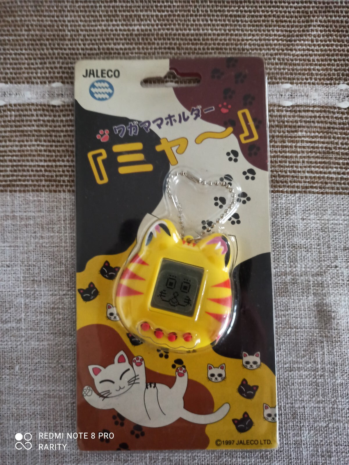 Jeu électronique chat Jaleco 1997 Mya Simulator neuf Japan vintage porte-clés
