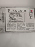Feuillet philatélique CEF Jean Effel et la Poste timbre illustré France