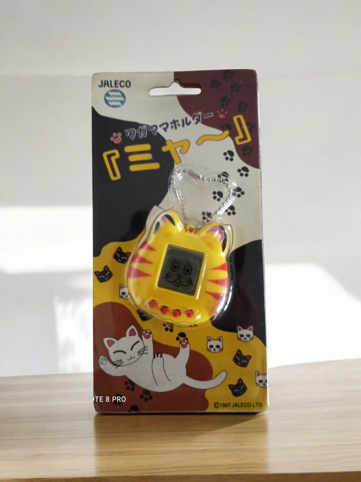 Jeu électronique chat Jaleco 1997 Mya Simulator neuf Japan vintage porte-clés