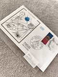 Lettre premier jour PHILEXFRANCE 1981 Paris FDC ancien philatélie cachet CEF
