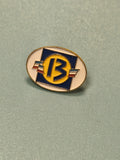 Pin's vintage Bouches du Rhône 13 émaillé bleu jaune collection régionale