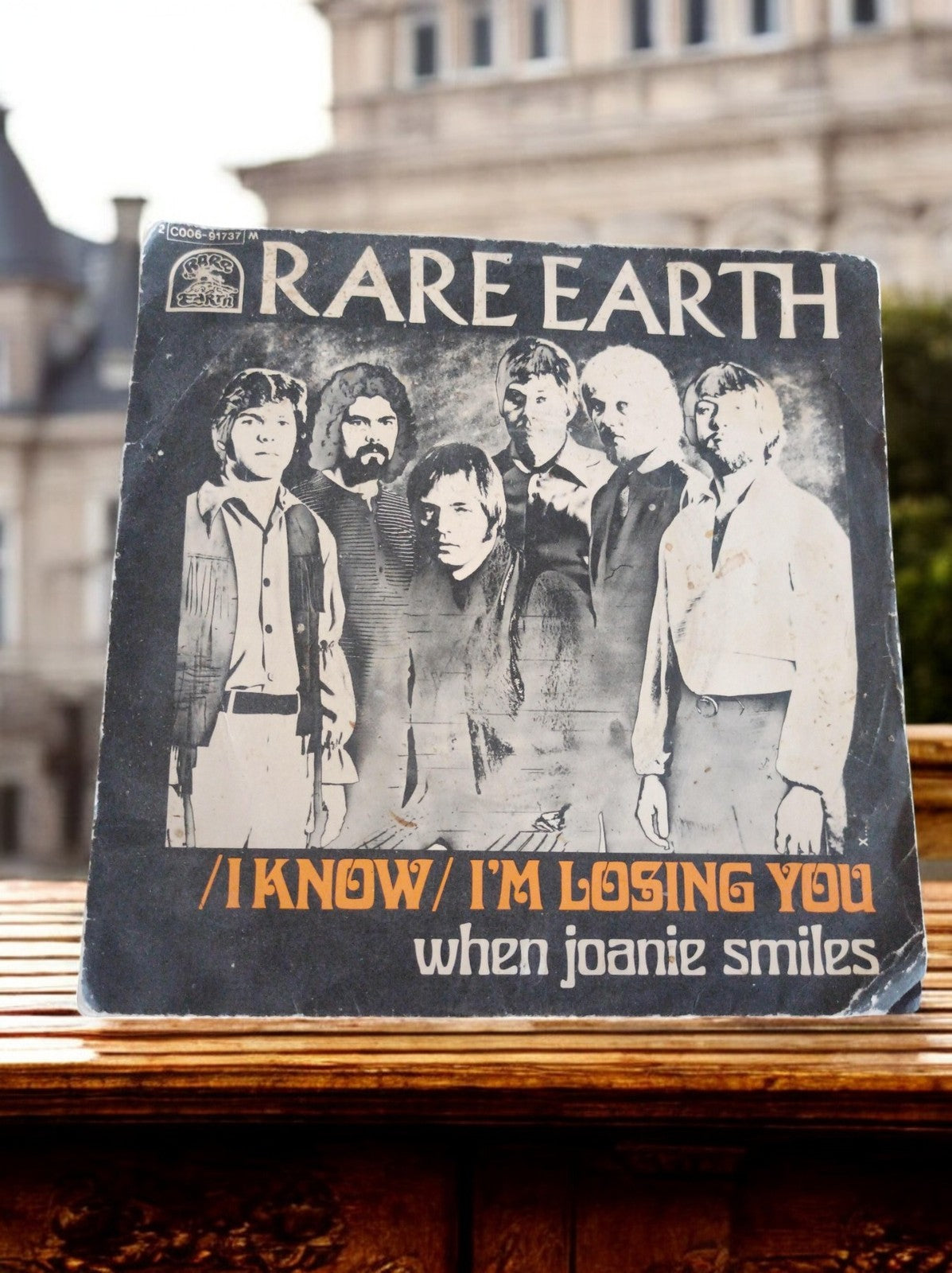 Vinyle 45T Rare Earth I Know I'm Losing You / When Joanie Smiles vintage