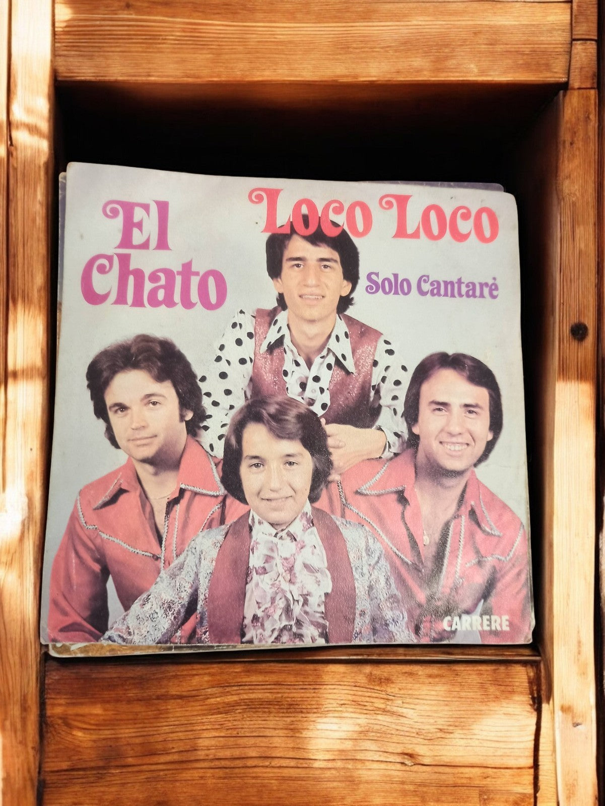 Disque vinyle 45 tours El Chato Loco Loco vintage rétro musique espagnole
