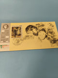 Carte postale philatélie France Milanofil 1991 timbre Renoir illustrée