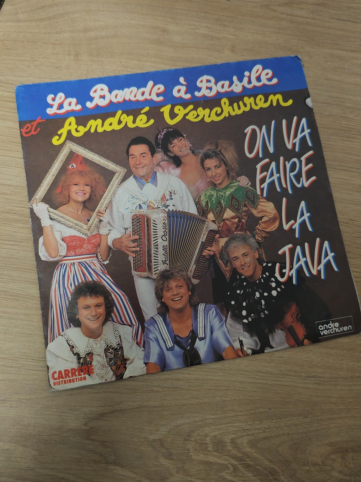 Vinyle 45 tours ancien rétro La Bande à Basile disque vintage collection musique