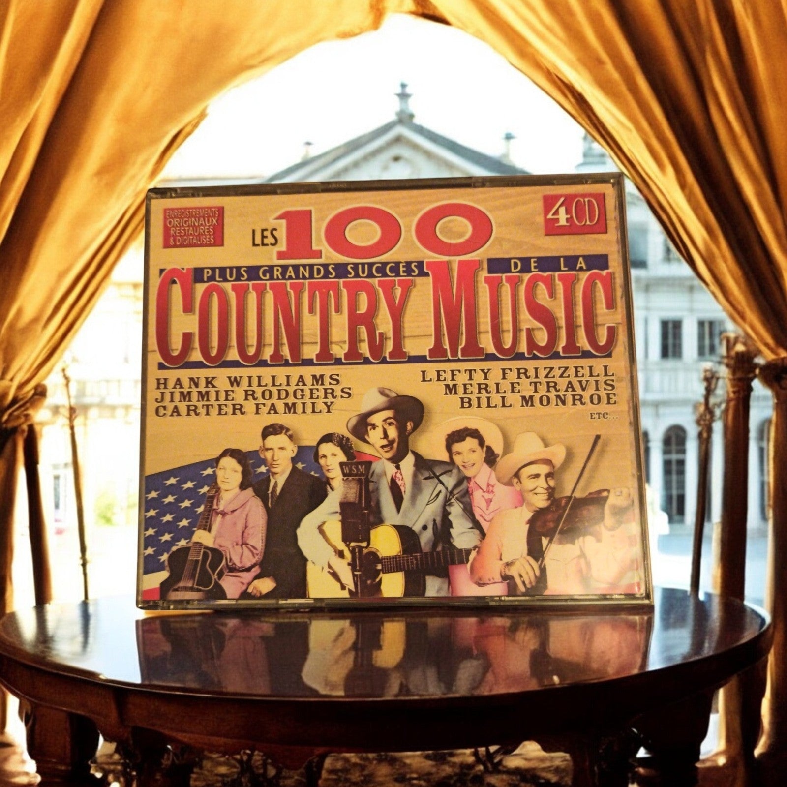 Coffret 4 CD Les 100 Plus Grands Succès Country Music vintage Hank Williams