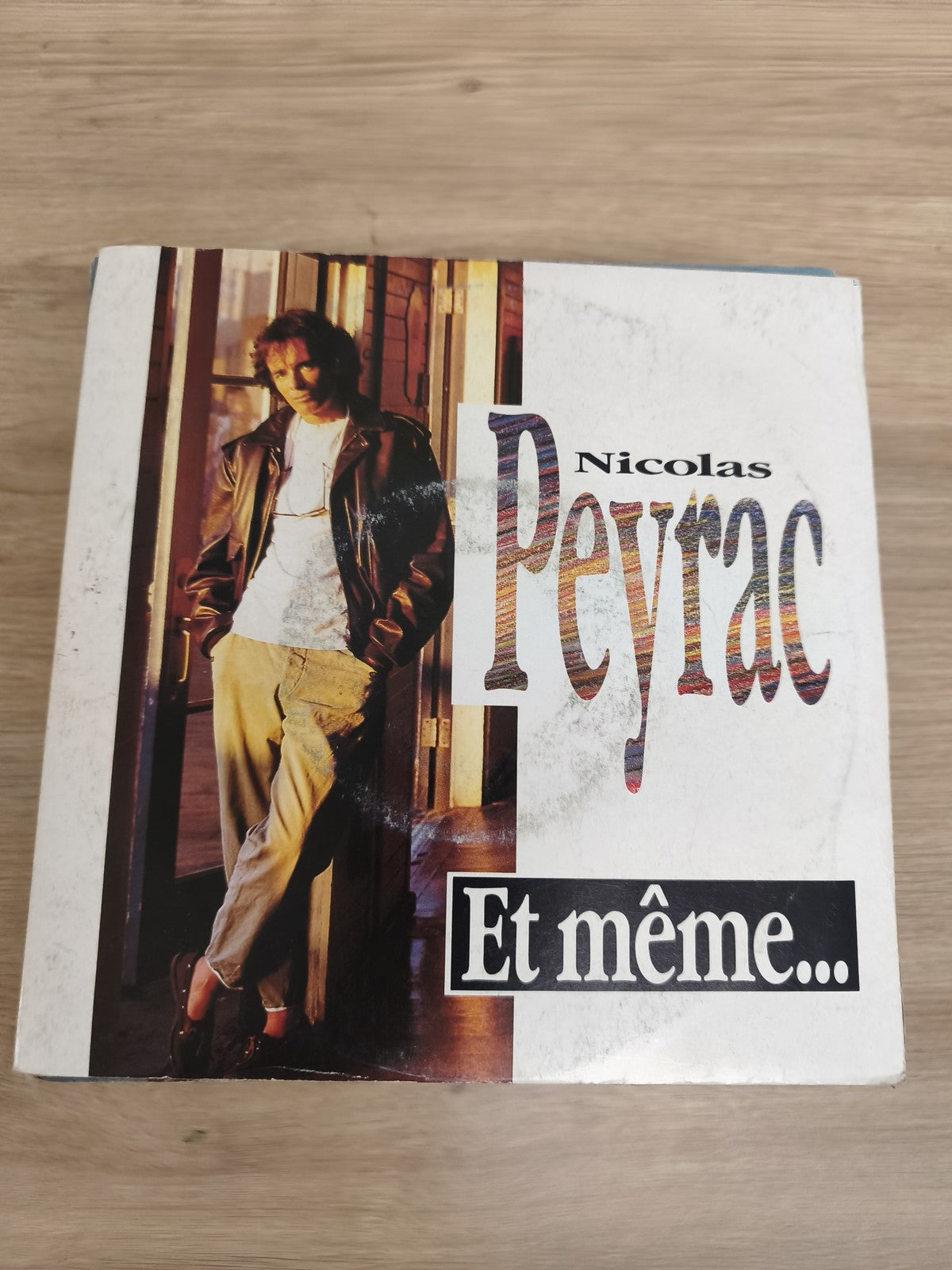 Vinyle 45 tours Nicolas Peyrac "Et même..." pochette photo couleur