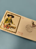 Enveloppe FDC Monaco 1984 premier jour d'émission motif santon provençal