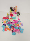 Lot Polly Pocket Mattel avec accessoires figurines miniatures jeu enfant fille