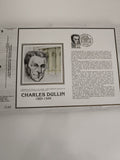 Feuillet philatélique CEF Charles Dullin 1983 timbre 3,20 F oblitéré théâtre
