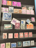 Lot anciens timbres oblitérés étrangers, Europe et monde, collection philatélie