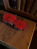 Camion miniature Majorette rouge ancien vintage ? tracteur jouet