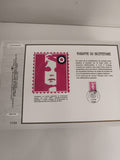 Feuillet philatélique CEF Marianne du Bicentenaire 1992 tirage limité Louis Bria