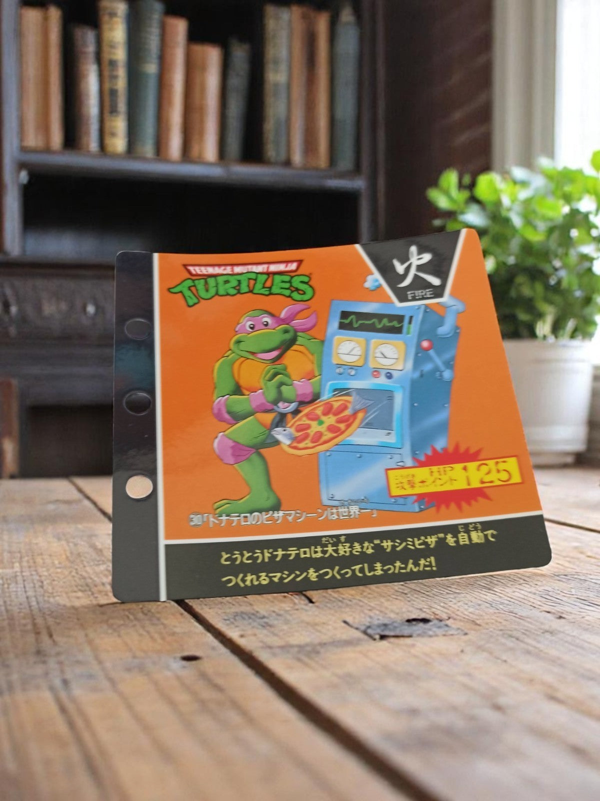 Carte Carddass vintage Tortues Ninja TMNT Donatello Japon