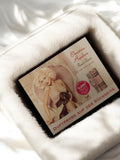 Carte publicitaire parfum Christina Aguilera Royal Desire vintage rétro déco