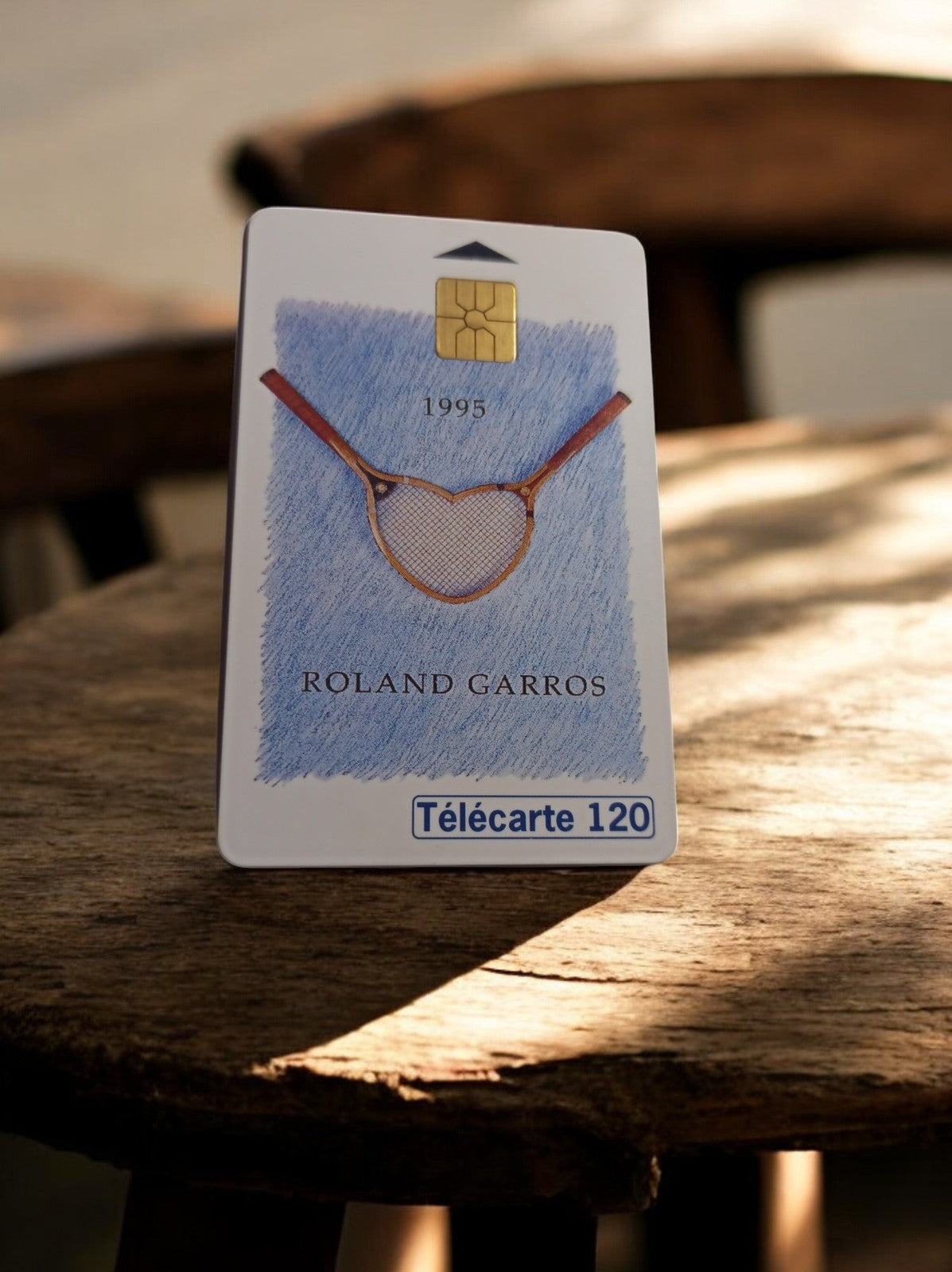 Carte téléphonique Roland Garros 1995 Télécarte 120 vintage rare tennis