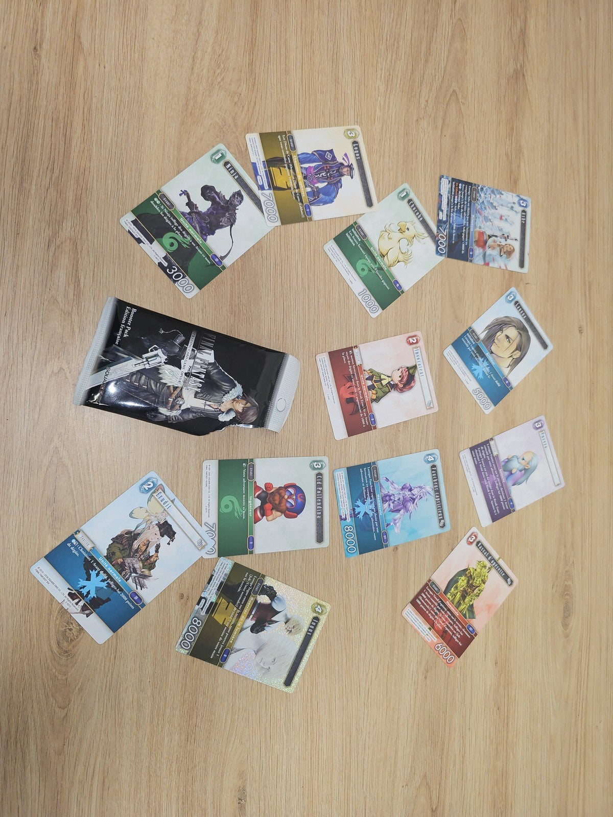 Lot de cartes Final Fantasy originales, jeu de société, trading cards d'occasion