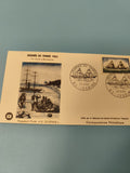 Ancienne enveloppe philatélie 1965 Paquebot-Poste La Guienne 1er jour