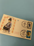 Enveloppe premier jour d?émission FDC Journée du Timbre Facteur illustré