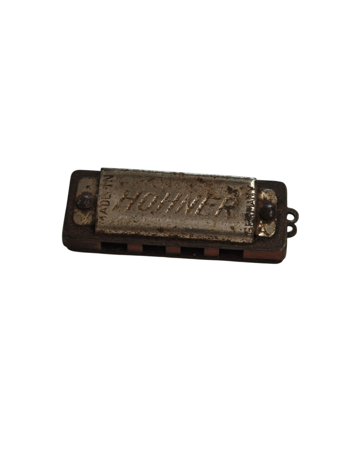 Mini harmonica publicitaire Hohner objet promotionnel très petit format original