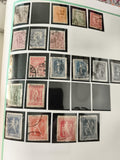 Timbres Grèce anciens oblitérés Hellas Hermès séries drachme lepta philatélie