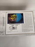 Feuillet philatélique CEF François Mauriac 1986 timbre illustré oblitéré