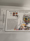 Feuillet CEF Bicentenaire de l’Air et de l’Espace timbres oblitérés ballon