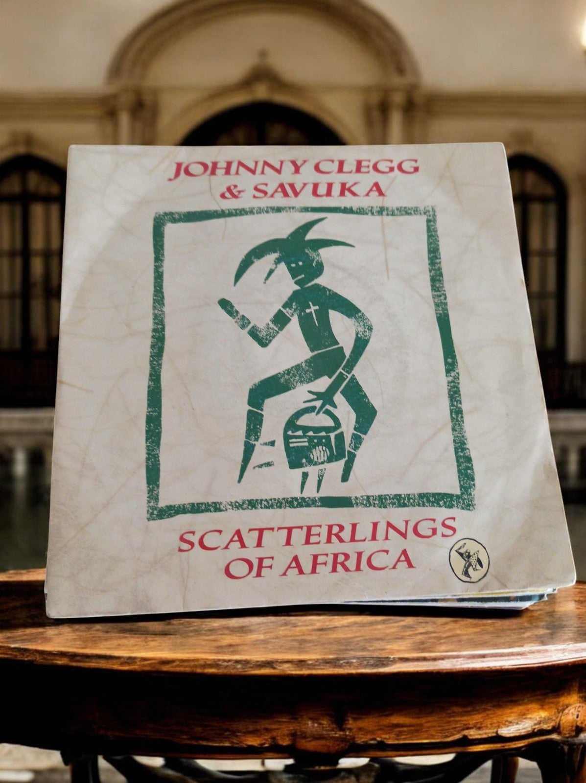 Vinyle 45T Johnny Clegg & Savuka Scatterlings of Africa pochette vintage