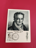 Carte FDC Premier Jour Pinel 1958 philatélie médecine France (Ref 1)